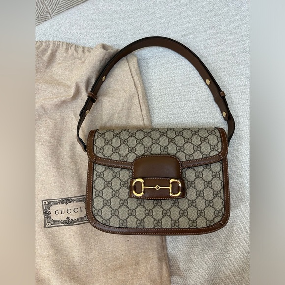 NEW 1955 Gucci Horsebit Shoulder Bag - Picture 4 of 10